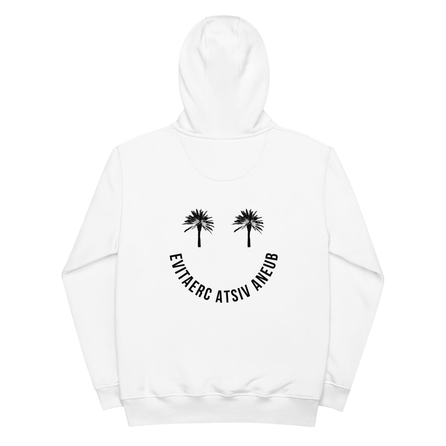 BVC Smile (White) - Premium Eco Hoodie