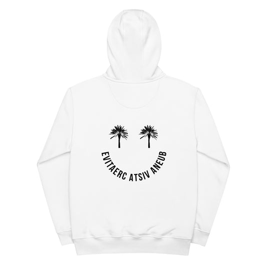 BVC Smile (White) - Premium Eco Hoodie