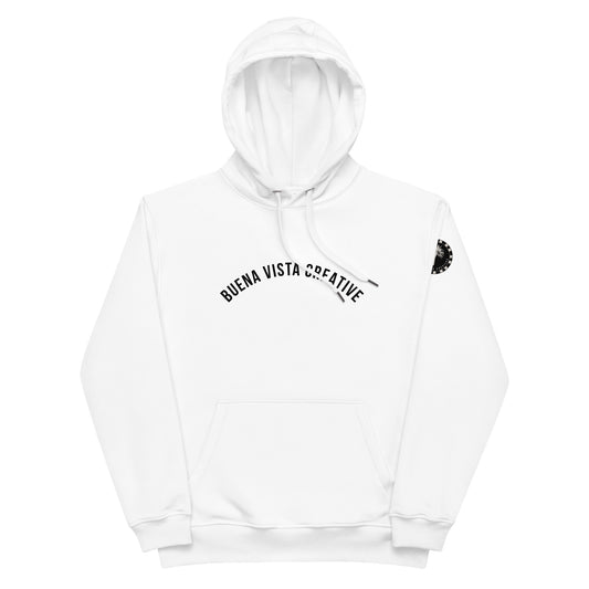 BVC Arch (White) - Premium Eco Hoodie