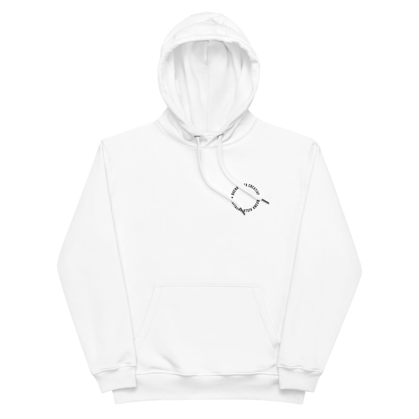 BVC Smile (White) - Premium Eco Hoodie